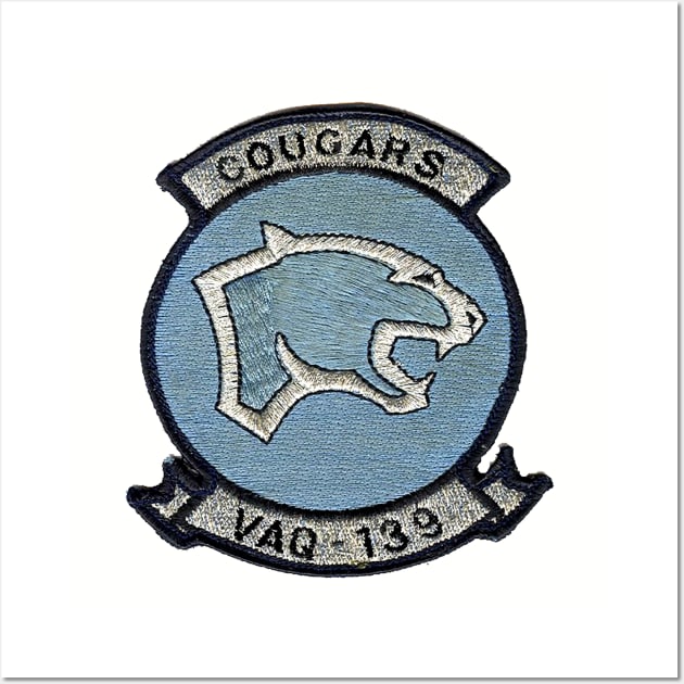 VAQ-139 Cougars Crest Wall Art by Spacestuffplus